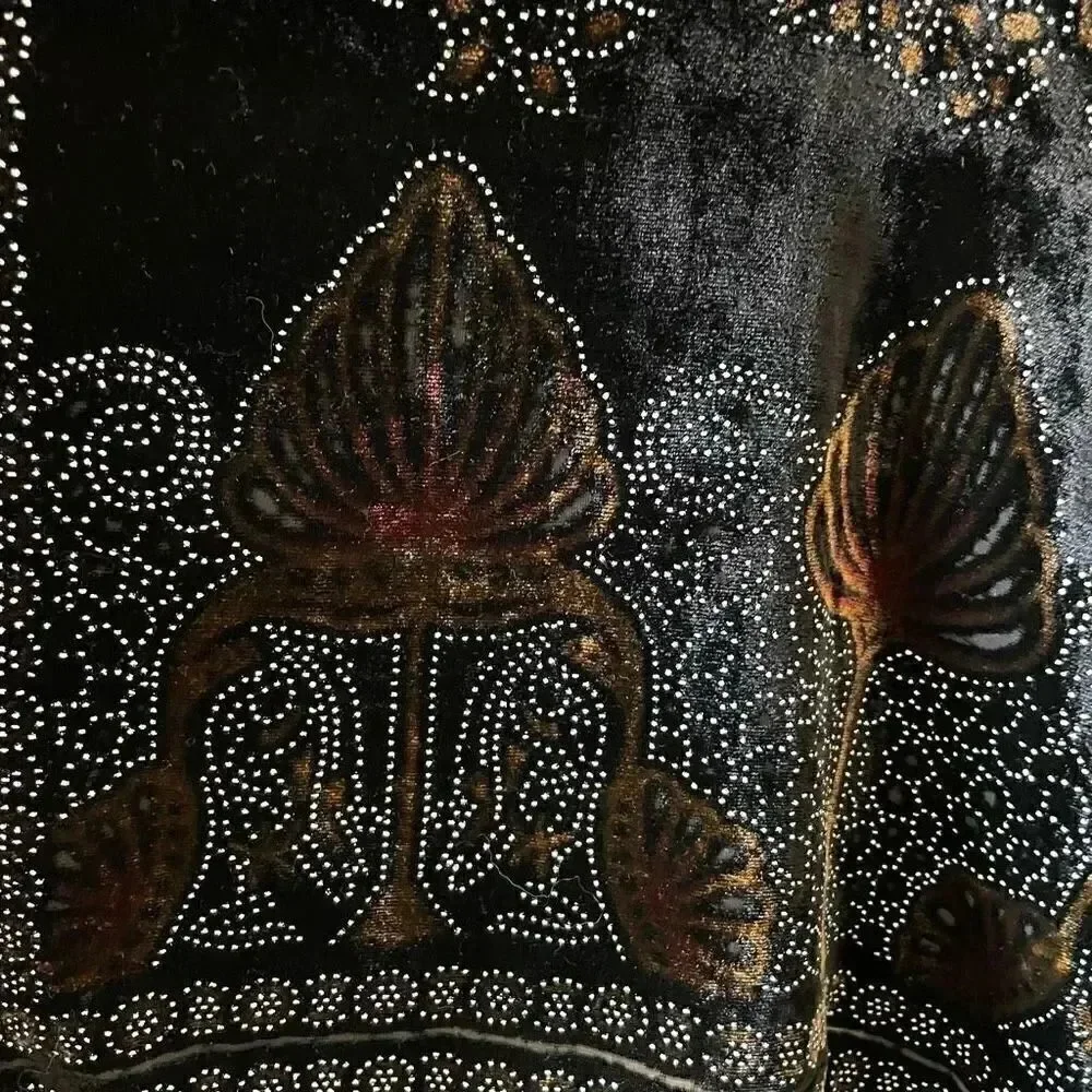 No Brand velvet floral